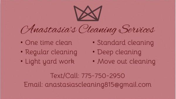 Anastasias Cleaning Services
