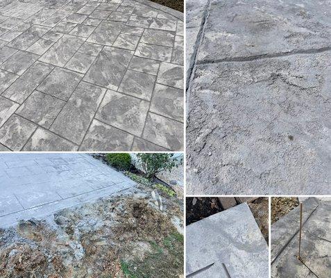 Triangle Drainage and Hardscape