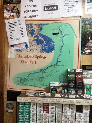 Ichetucknee map