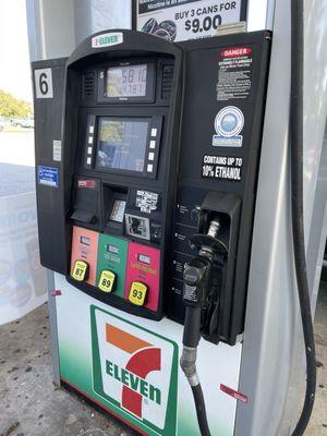 Gas pumps all in working order.