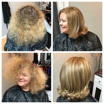 Smoothed out and blonde again!