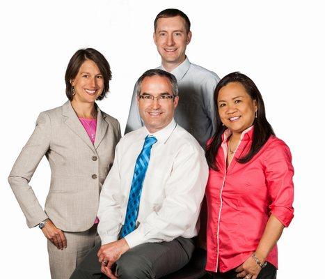 Meet the doctors:  Dr. Stacey Sorkin, Dr. Jeffrey Jarvis, Dr. Dan Hoffacker and Dr. Margaret Pitrone