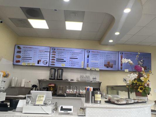 Front Counter/Menu