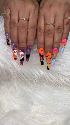 $100 Nail art