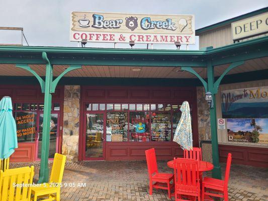 Bear Creek Coffee & Creamery in McHenrry, Md