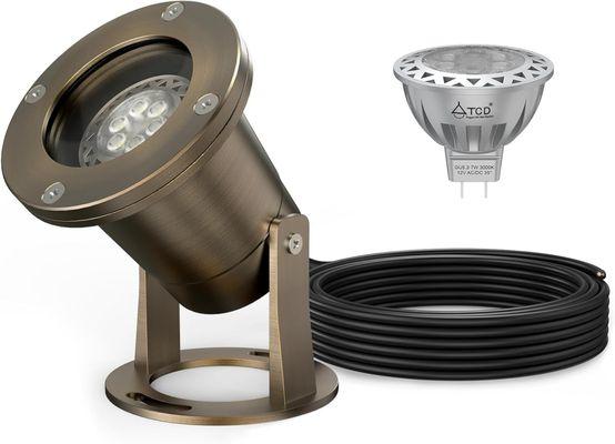 7w led pond light 3000k warm white 12v low voltage landscape lighting