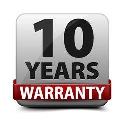 all units have 1o years warranty