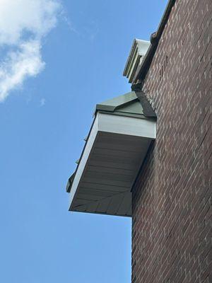 A partial installation made by Duration Construction.