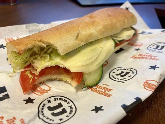 #6 THE VEGGIE, except missing the avocado spread