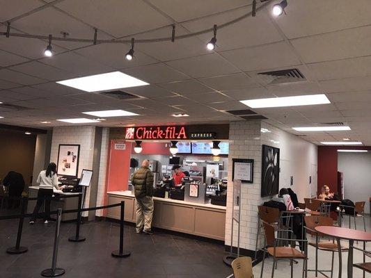 28 February 2019 -- Chick-Fil-A inside the Polsky Building in downtown Akron.