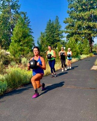 No parking lot training. Instead train on our training deck and outdoor areas