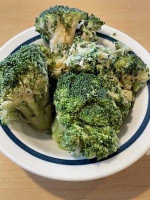 The broccoli that accompanies the Turkey dinner. Maybe if I ask nicely, I can have corn?