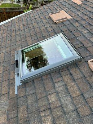 Skylight installation