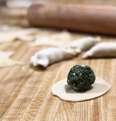 Spinach & Feta Pierogi