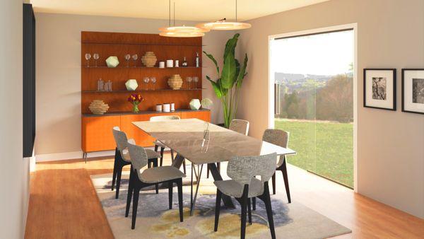 Mid Century Dining Room