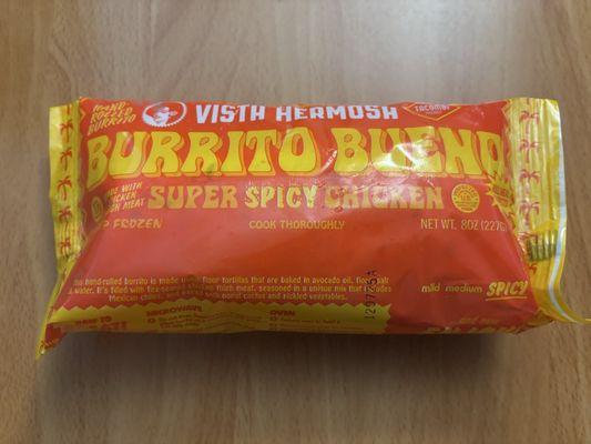 Super Spicy Chicken Burrito