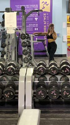 Anytime Fitness layout.
