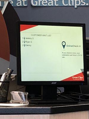 There's me at the top of the list!!!