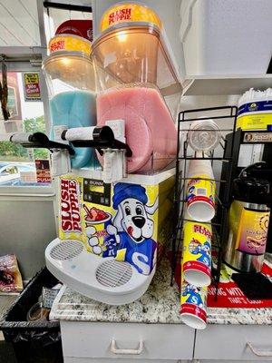 Delicious slushee on a warm day