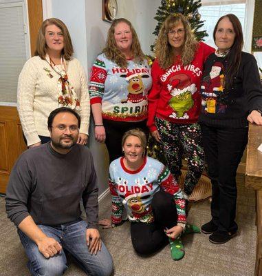Our team celebrating the season together! Proud to serve our community with trusted bookkeeping, tax, and payroll services.