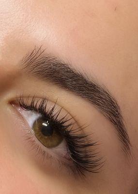 Mascara look on my client who has amazing eyes. #lashextensions #lashlift #mascaralook