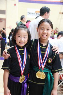 Champion little girls