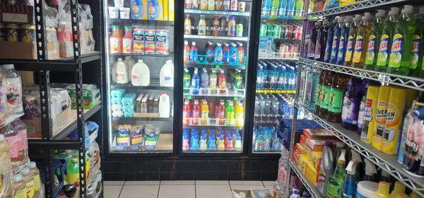 Drinks & household supplies