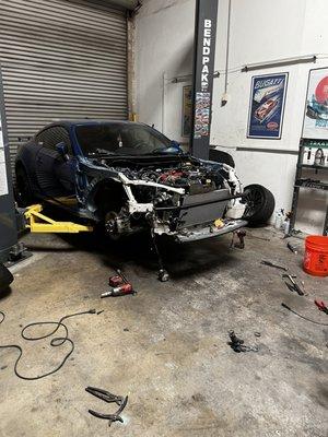 Repairing in progress