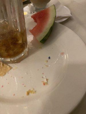 Glass in the food...I'm now in the ER.