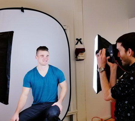 Headshot photographer Garry Bastian at Vision8Studio