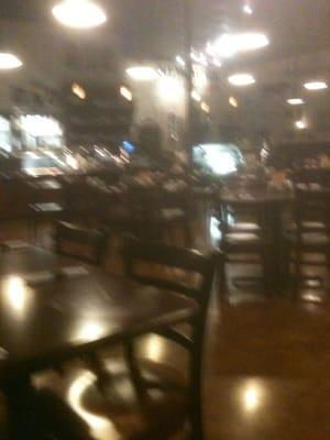 Great Italian place with good pizza, wines, standard Italian foods.