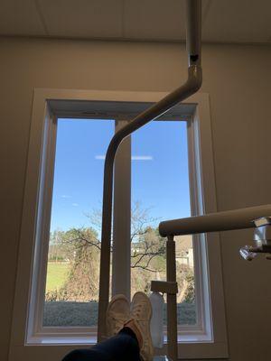 Each room has a great window