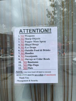 Telling women they have to wear heels. Gross