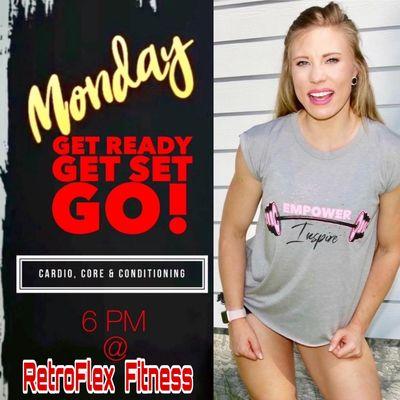 Join Kristen on Mondays for a 30 min full body workout that is sure to get and keep you in shape!!