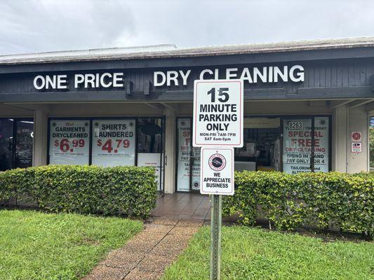 One Price Dry Cleaning