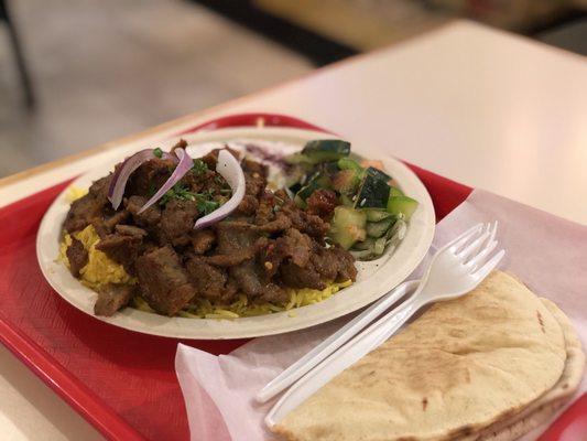 lamb gyro plate