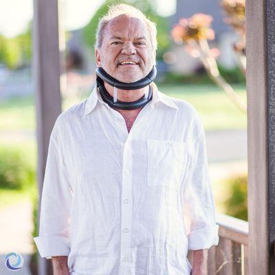 Managing Partner wearing NBrace front view.