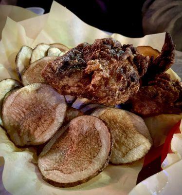 Chicken Basket with Mojos