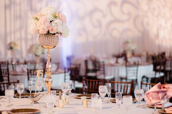 Gorgeous table setting April 2017 @ Westridge Golf Club