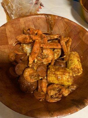 J's Crab N Wing seafood