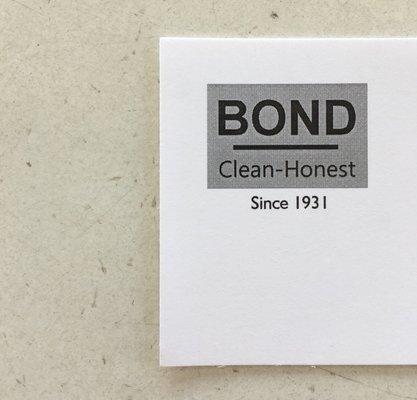 Bond Cleaners