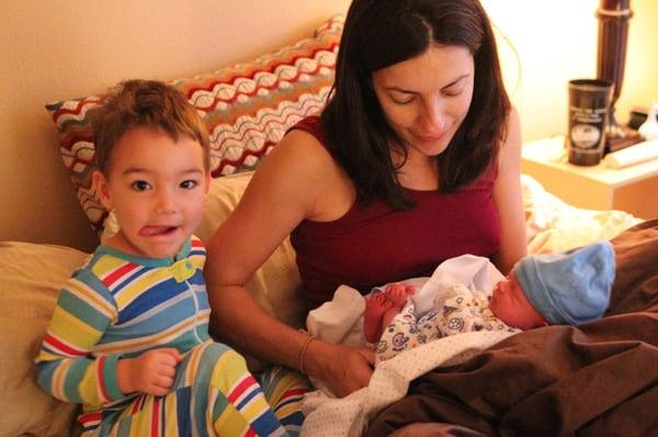 Baby Boy born in water at home 12/11/2013