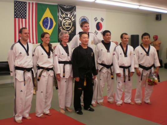 J. W. Kim Masters with over 100 years of Taekwondo experience.