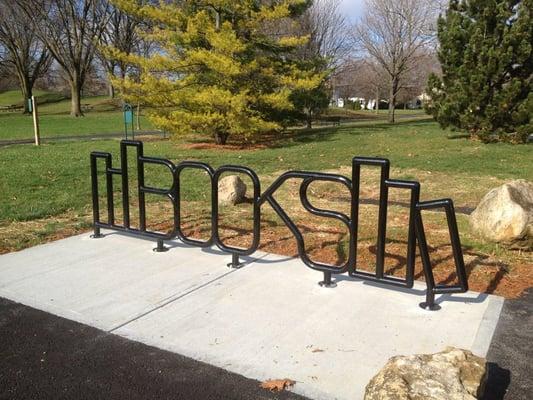 Bike rack.