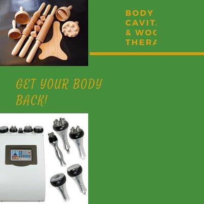 ultrasonic cavitation and wood therapy