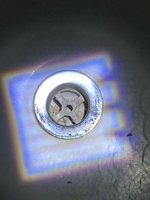 Debris plugging each drain, without exception.