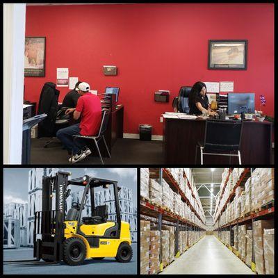 Helping Applicant at our local office.