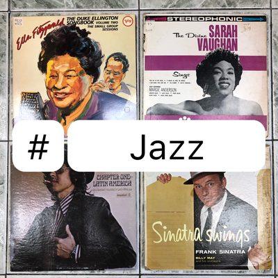 Jazz section.
Frank Sinatra
Ella Fitzgerald