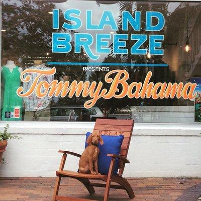 Front of Store with our Shop Dog!