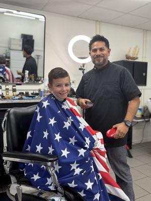 Michael Torres, co-owner and amazing barber!